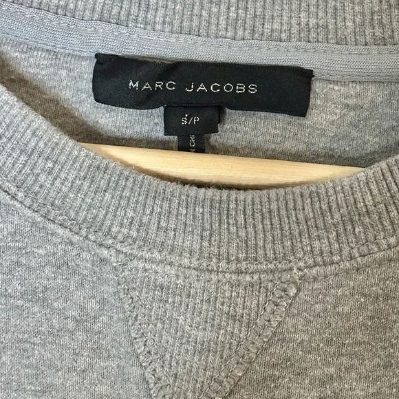 Marc Jacobs Gray Crewneck Sweater with Graphic Design - Picture 5 of 12